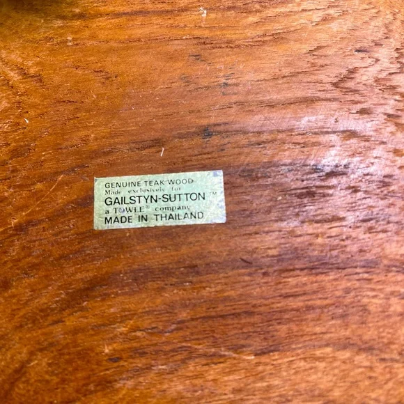 Gailstyn Sutton danish Genuine Teak 5 piece set Accents